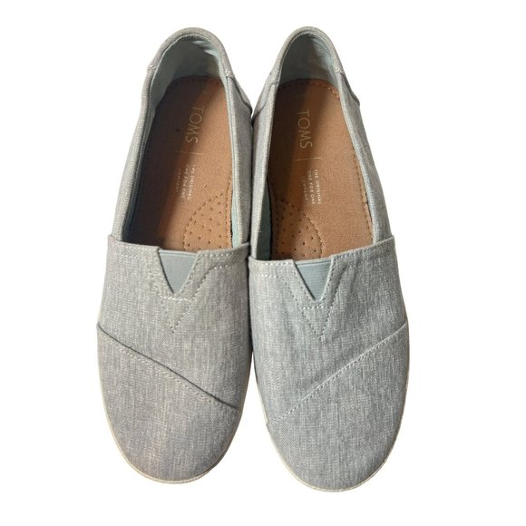 Toms Shoes - TOMS 2023 Cruise Low Top Size 7 Gray Slip on Womens Sneakers